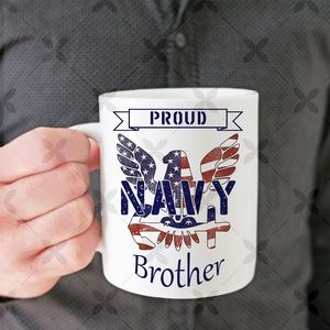 Proud Navy Brother Mug